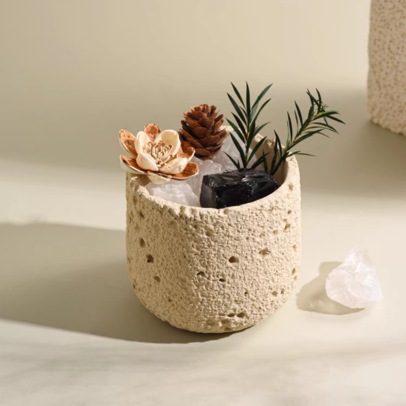 Coaster Mold Round - Creative Round Concrete Flowerpot Silicone Molds