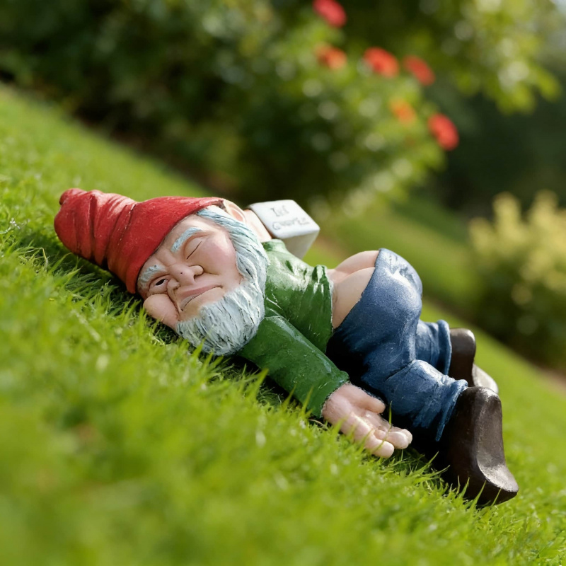 Resin Craft Ideas - Resin Drunk Dwarf5.91Inch Outdoor Garden Decorative