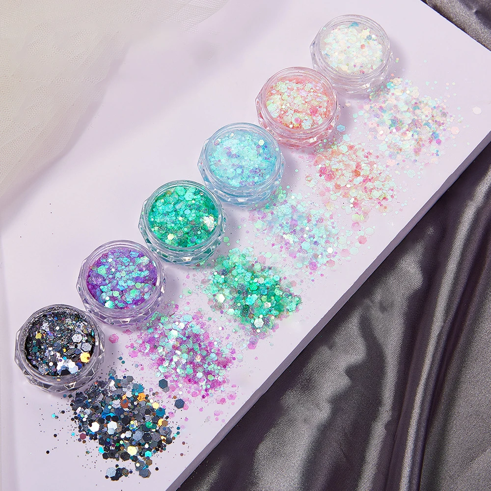 6Colors/Set Resin Sparkling Se - Resin Glitter Pack incelemesi ve fiyatı