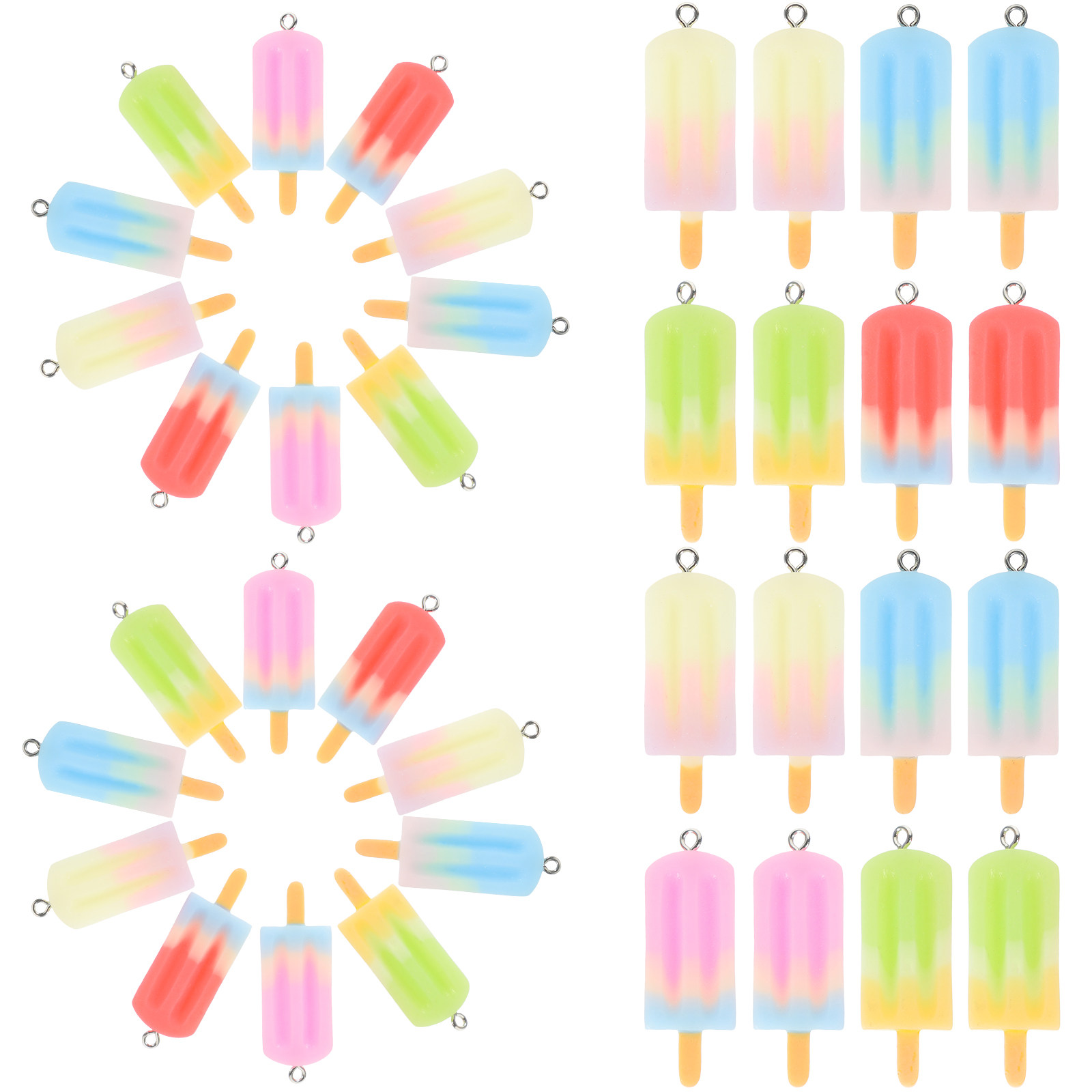 25Pcs Creative Resin Ice Cream - Crafting Resin incelemesi ve fiyatı