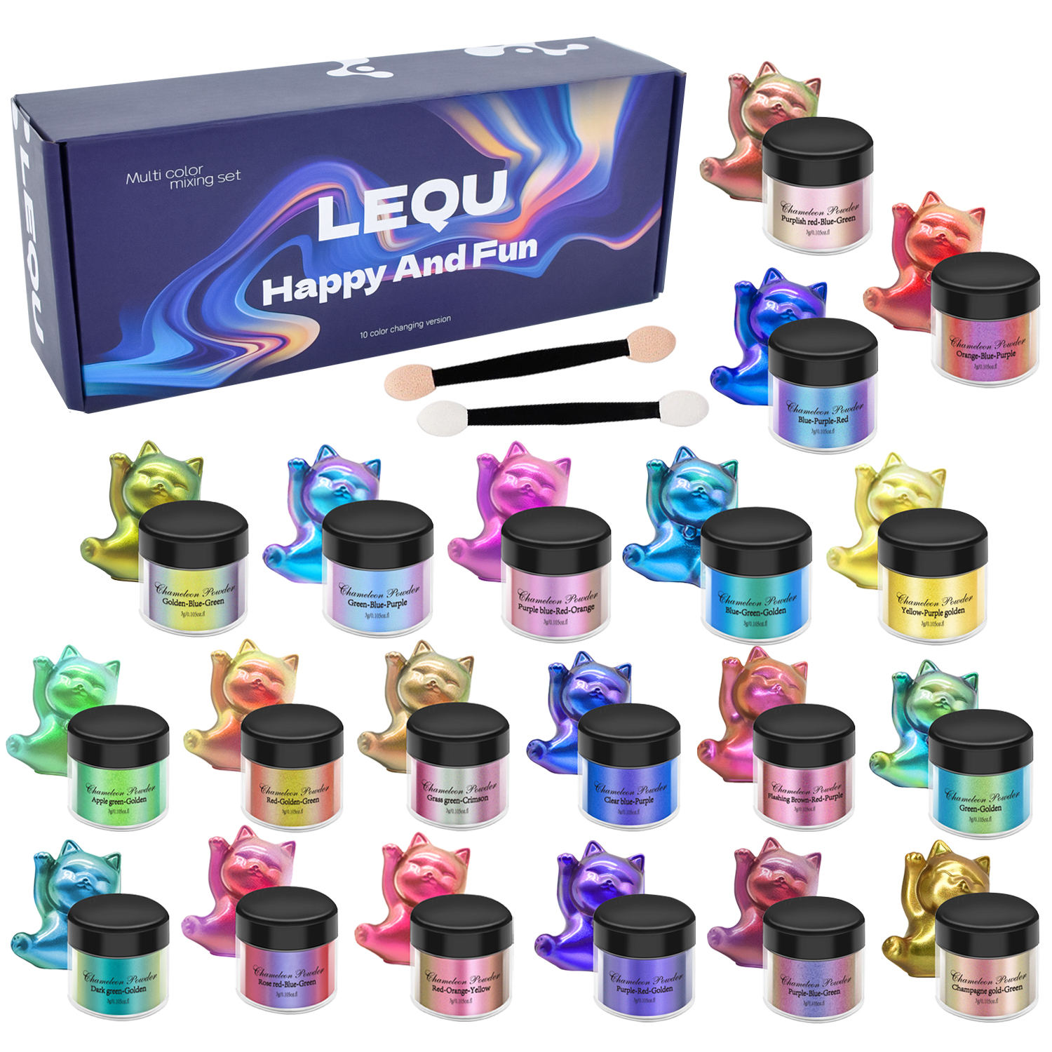 1 Set Chameleon Powder Nail Ch - Resin Glitter Pack incelemesi ve fiyatı