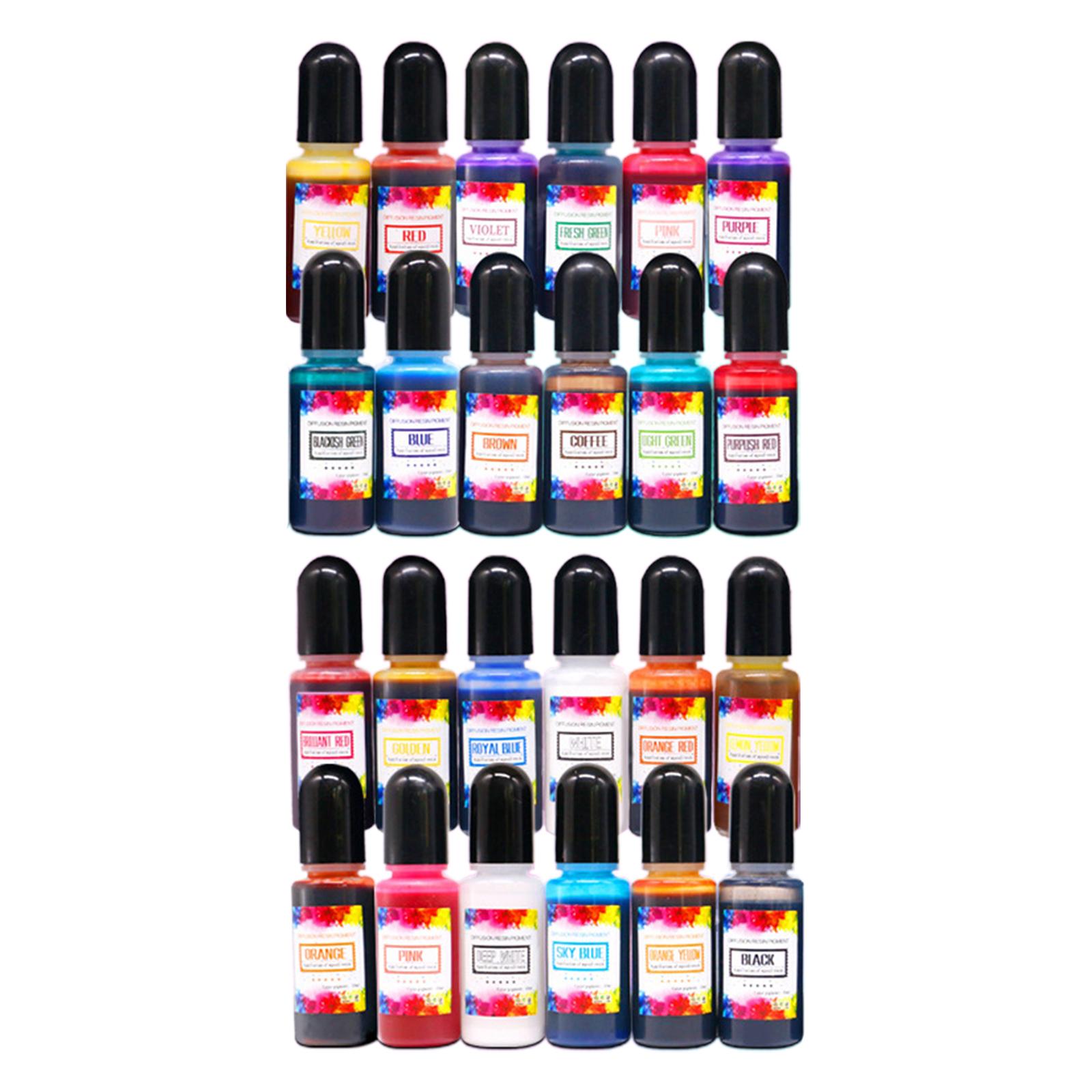 24Pcs Alcohol Inks Epoxy Resin - Resin Dye Alcohol incelemesi ve fiyatı