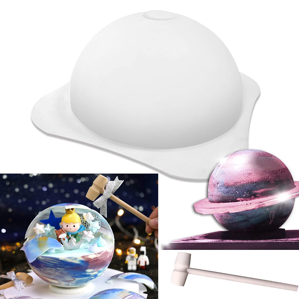1/3pcs Large Silicone Hemisphe - Coaster Mold Round incelemesi ve fiyatı