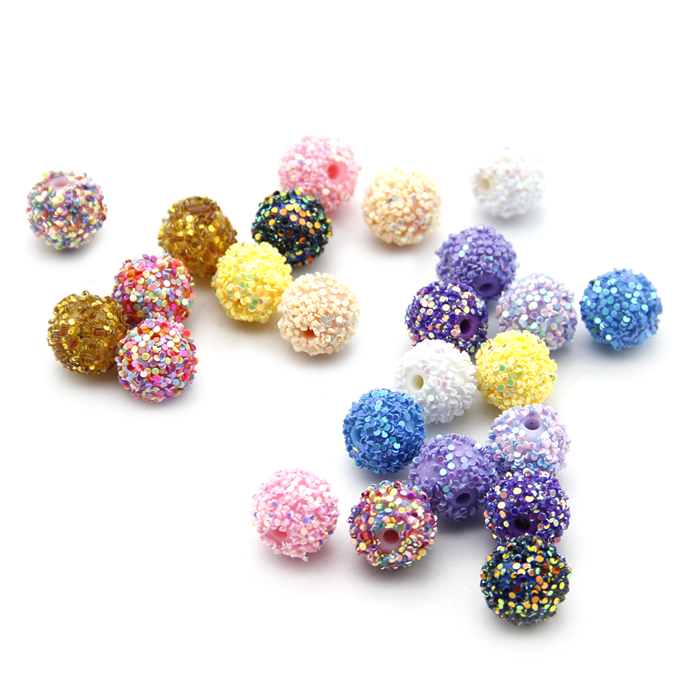 5pcs/pack Glitter Resin Beads, - Resin Glitter Pack incelemesi ve fiyatı