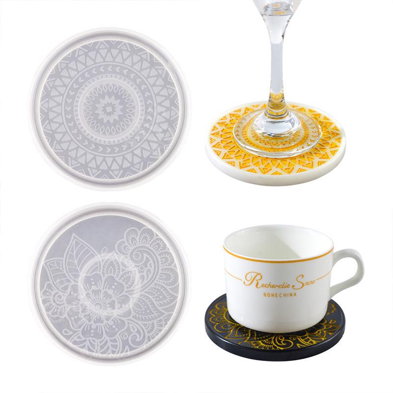 Flower Coaster Silicone Mold E - Coaster Mold Round incelemesi ve fiyatı