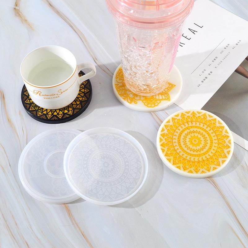 Flower Coaster Silicone Mold E - Coaster Mold Round incelemesi ve fiyatı