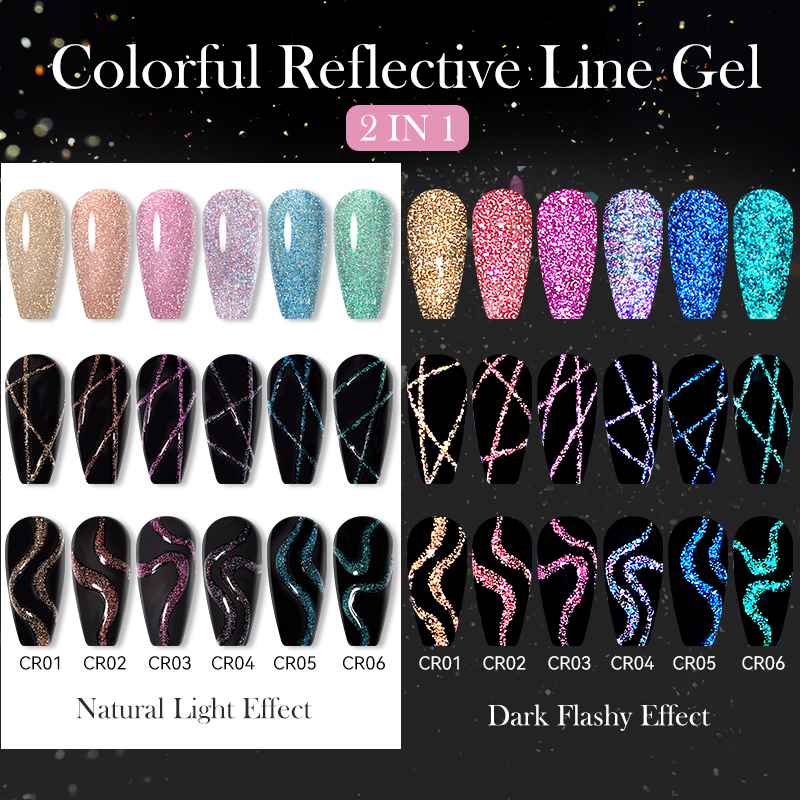 LILYCUTE 6Pcs/Set 5ml Reflecti - Resin Glitter Pack incelemesi ve fiyatı