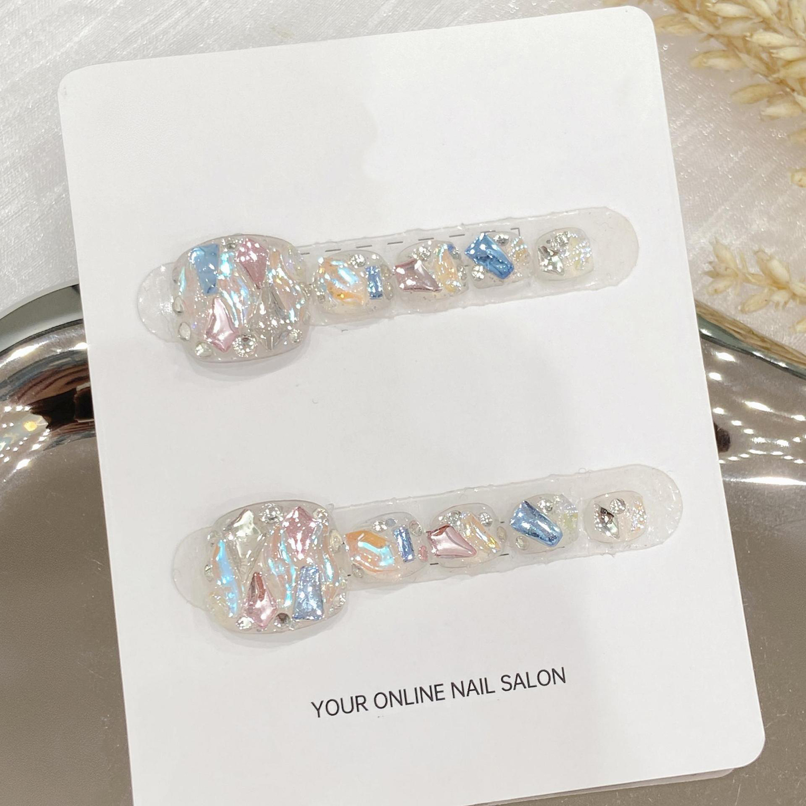 Handmade Press On Nails Transp - Resin Craft Material incelemesi ve fiyatı