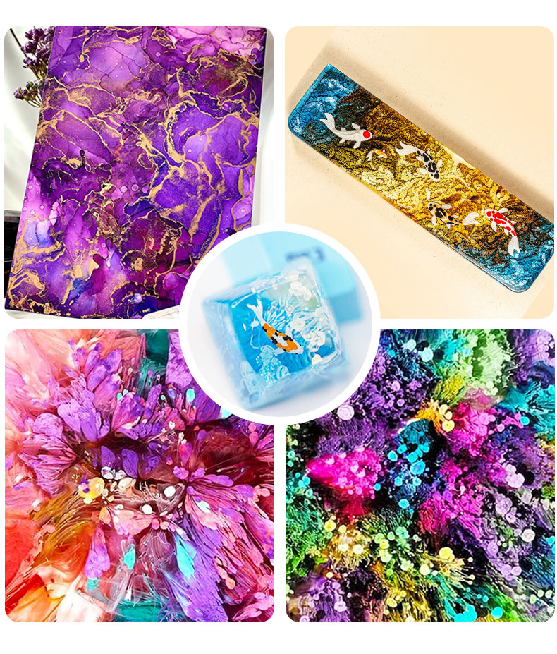 10ml Alcohol Ink Art Epoxy Res - Resin Dye Alcohol incelemesi ve fiyatı