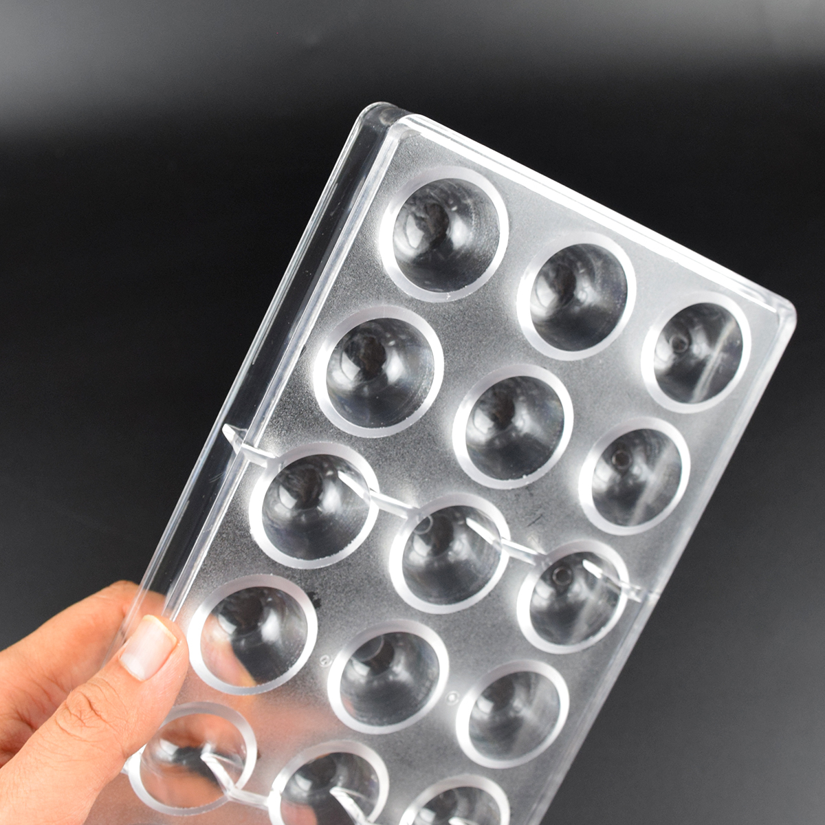21 Cavity Dome Chocolate Mold  - Dome Mold Clear incelemesi ve fiyatı