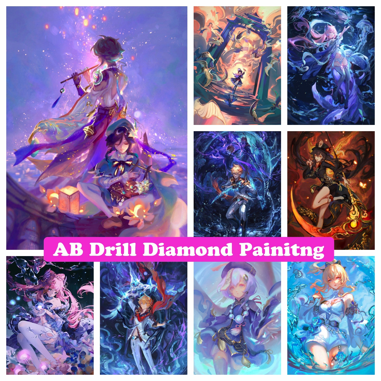 Genshin Impact Anime Zhong Qi  - Resin Craft Genshin incelemesi ve fiyatı
