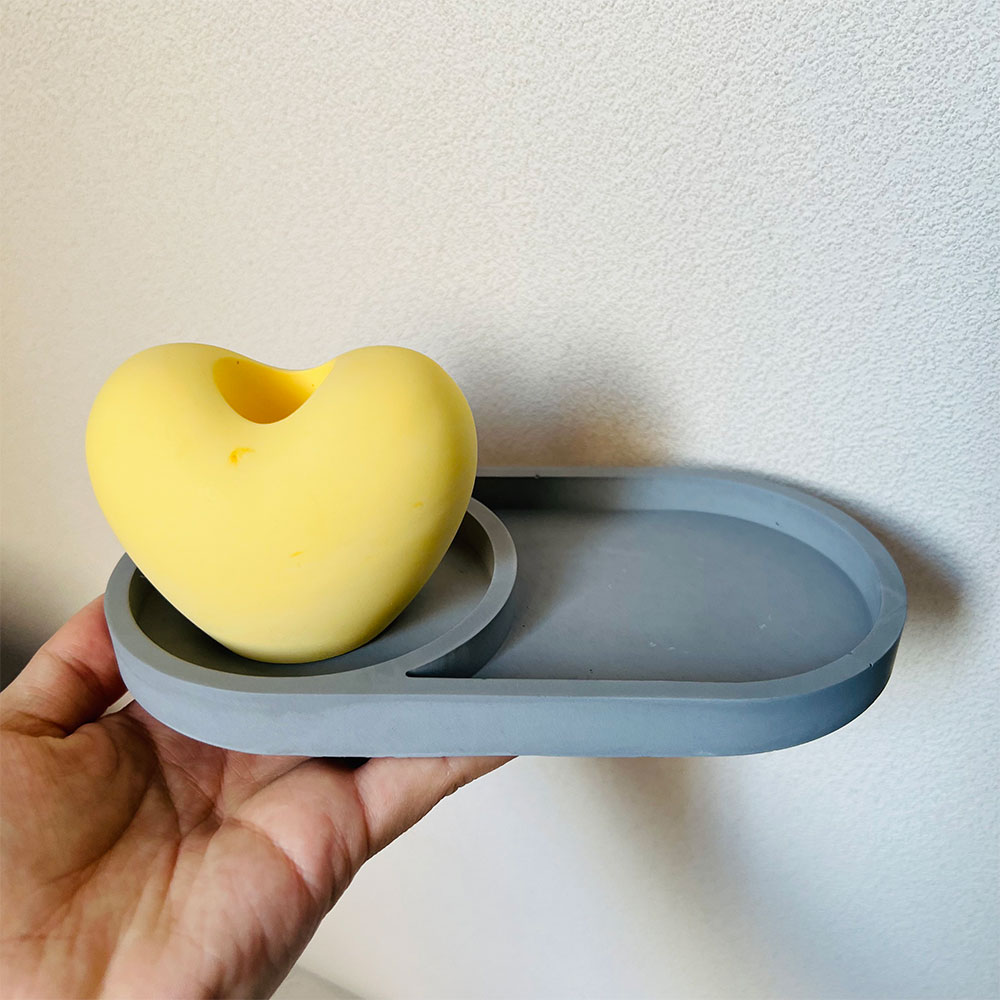 Oval Storage Tray Concrete Mol - Coaster Mold Round incelemesi ve fiyatı