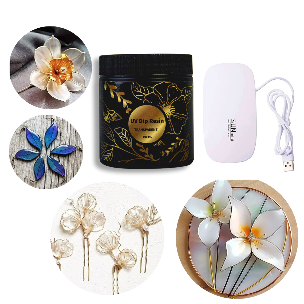UV DIP Resin Glue Set 50/100ml - Flower Preservation Resin incelemesi ve fiyatı