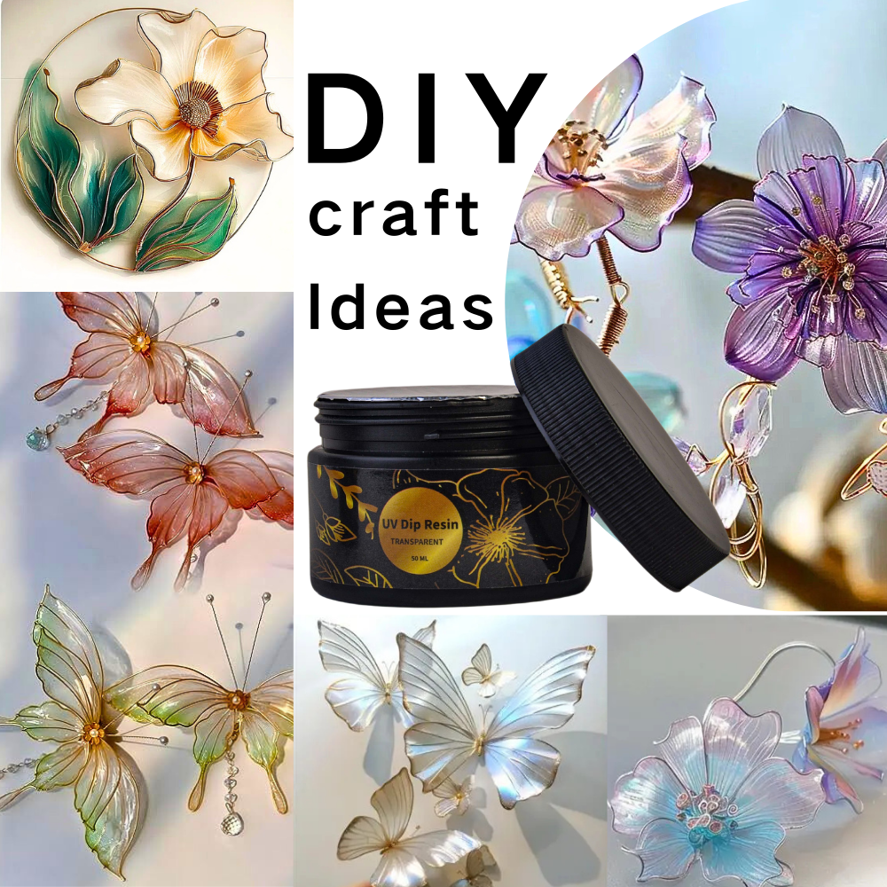 UV DIP Resin Glue Set 50/100ml - Flower Preservation Resin incelemesi ve fiyatı
