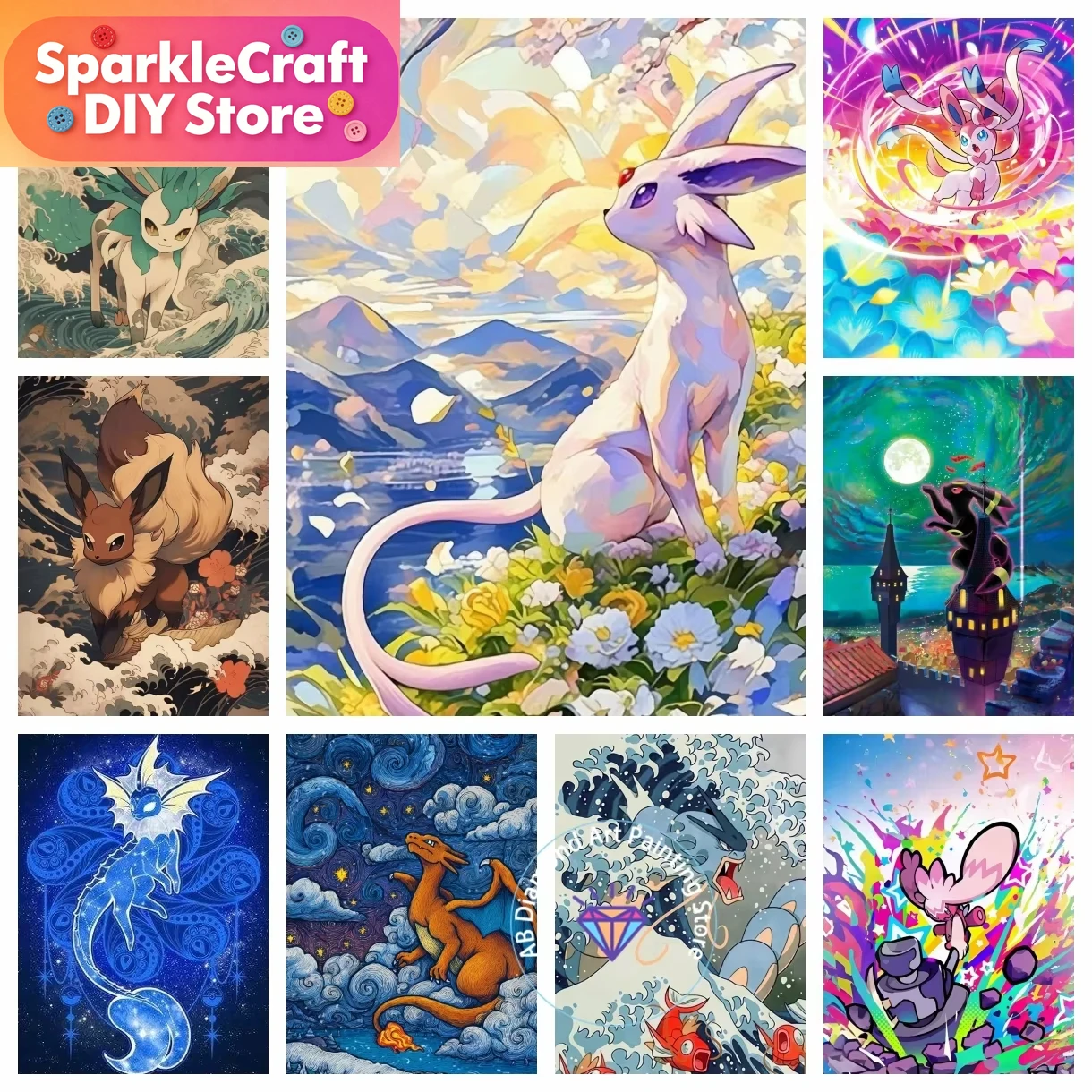 1pc frameless Pikachu Charizar - Resin Craft Kit incelemesi ve fiyatı
