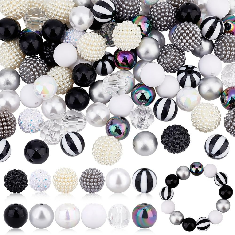 106pcs Chunky Beads 12 Styles  - Crafting Resin incelemesi ve fiyatı
