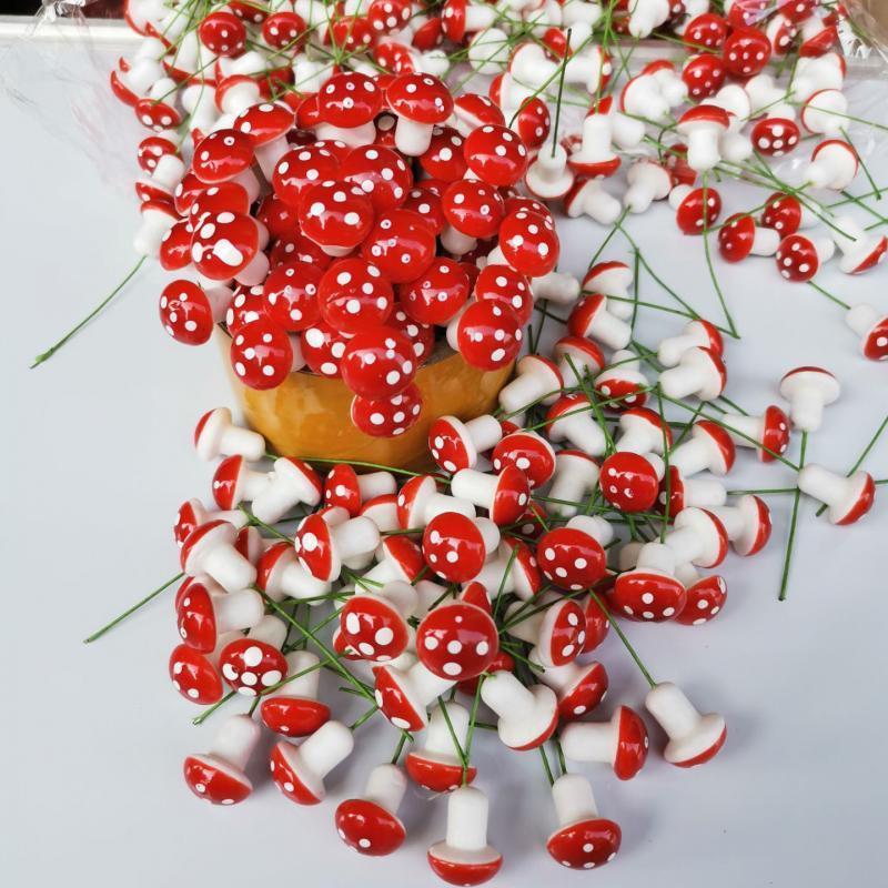 10-80PCS Mini Color Mushroom D - Terrarium Moss Art incelemesi ve fiyatı
