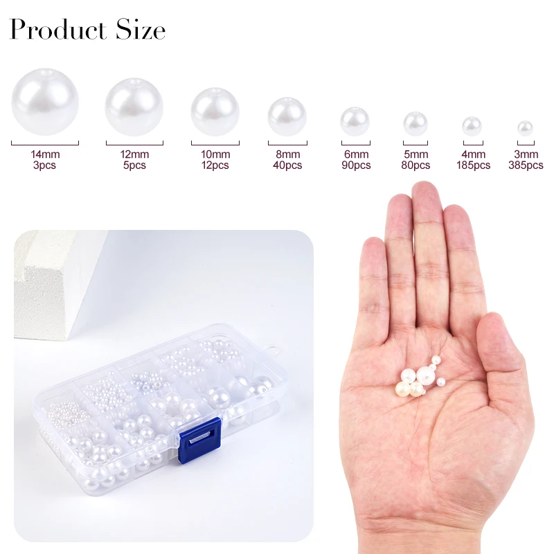 800pcs Artificial Faux Pearl R - Crafting Resin incelemesi ve fiyatı