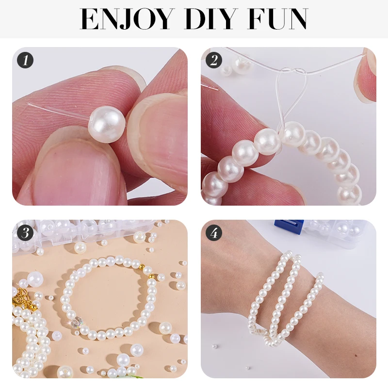800pcs Artificial Faux Pearl R - Crafting Resin incelemesi ve fiyatı