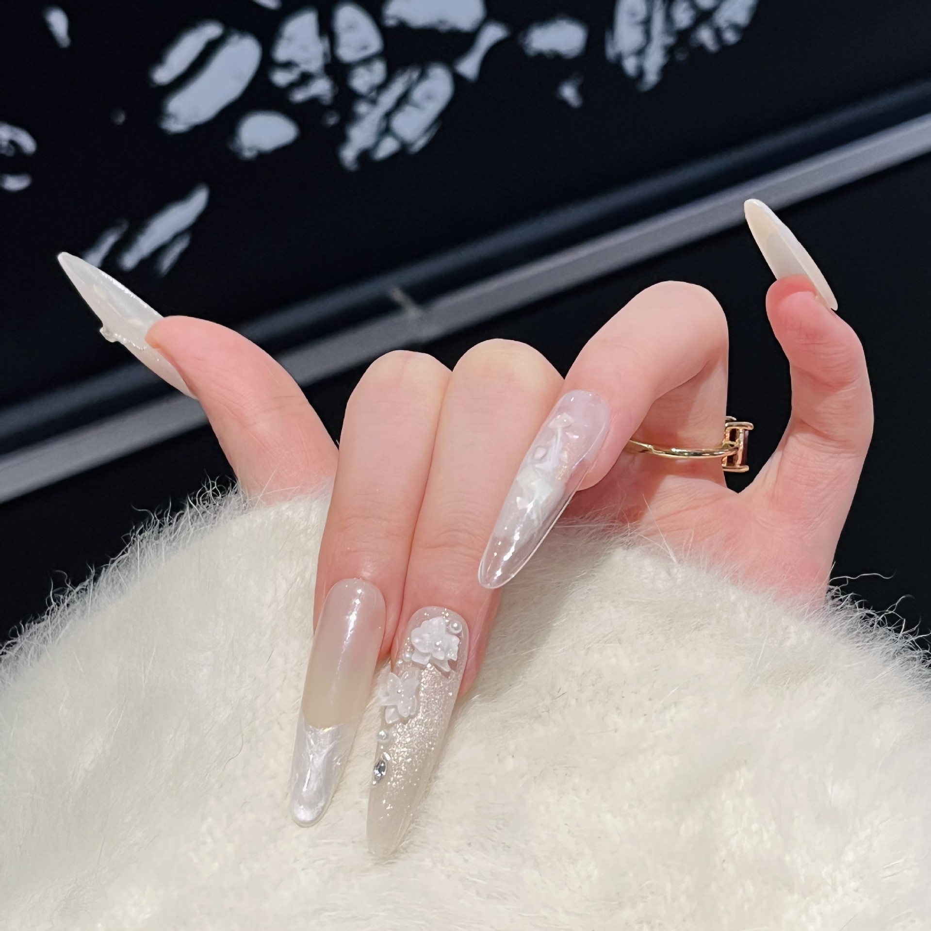 Press On Nails 10PCS Purple Fa - Resin Craft Material incelemesi ve fiyatı