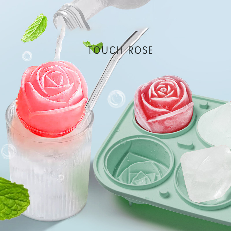 3D Rose Diamond Round Ice Cube - Coaster Mold Round incelemesi ve fiyatı