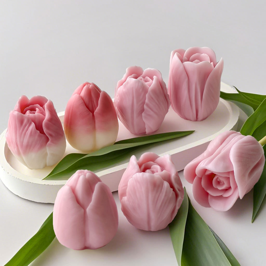 DIY tulip candle silicone mold - Flower Preservation Resin incelemesi ve fiyatı