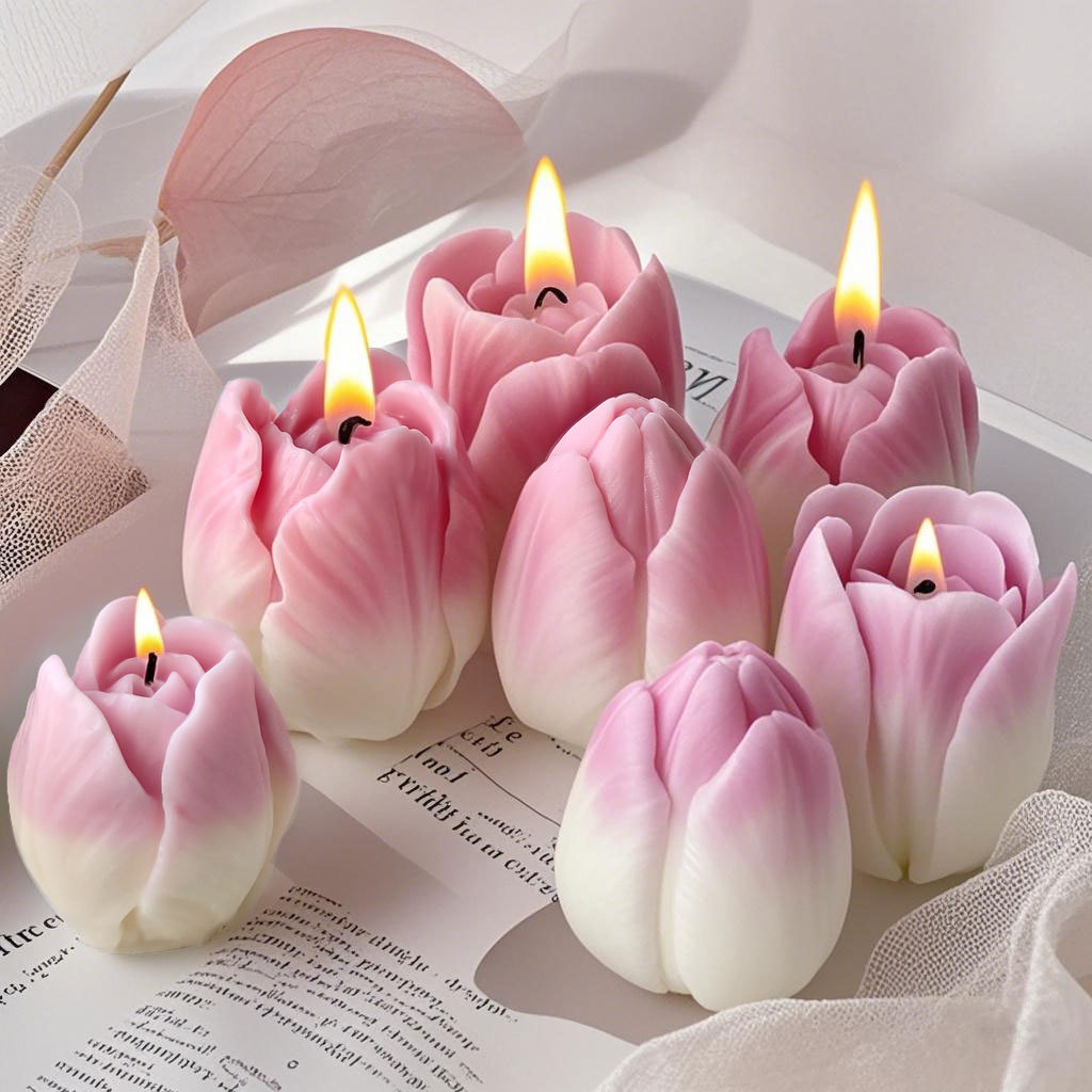 DIY tulip candle silicone mold - Flower Preservation Resin incelemesi ve fiyatı