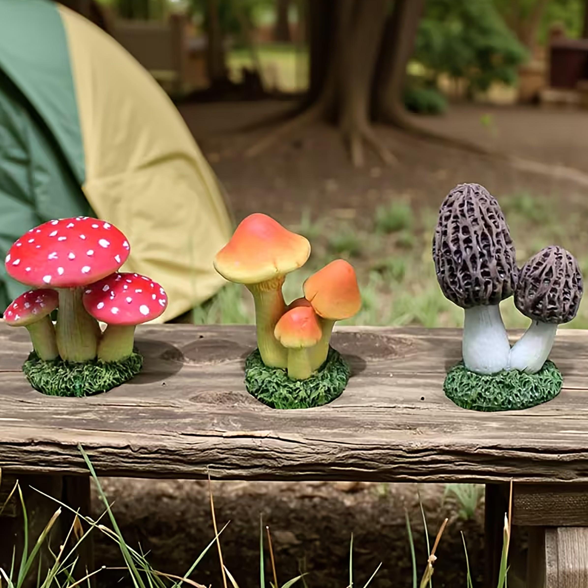 1 Set of 3pcs Artificial Mushr - Terrarium Moss Art incelemesi ve fiyatı
