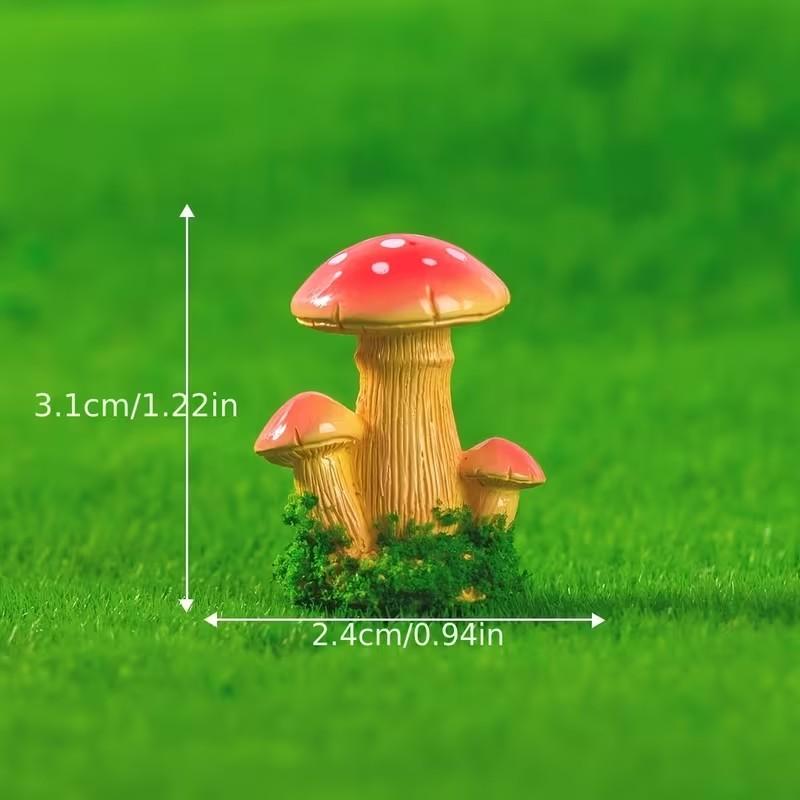 1 Set of 3pcs Artificial Mushr - Terrarium Moss Art incelemesi ve fiyatı