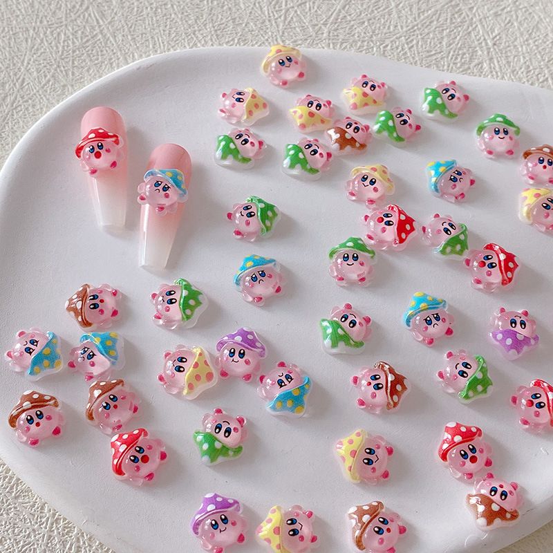 2/10/20pcs Kirby Nail Charms 3 - Crafting Resin incelemesi ve fiyatı