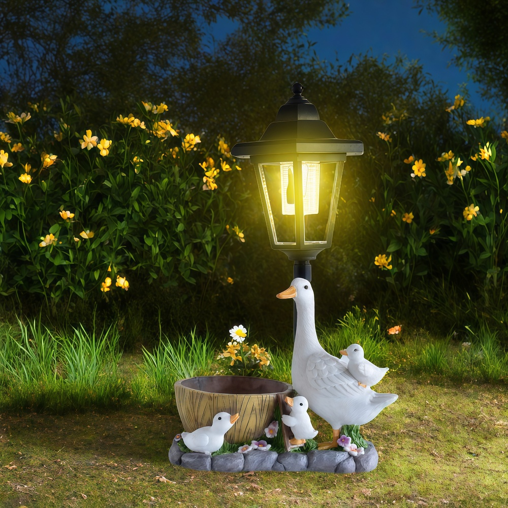 Solar Duck Night Light Garden  - Resin Craft Material incelemesi ve fiyatı