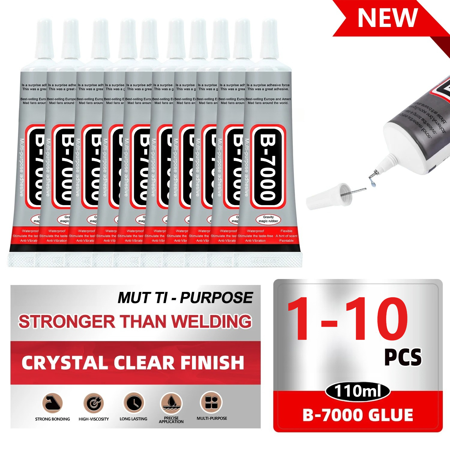 Super Glue B-7000 Loolifl 1-10 - Crafting Resin incelemesi ve fiyatı
