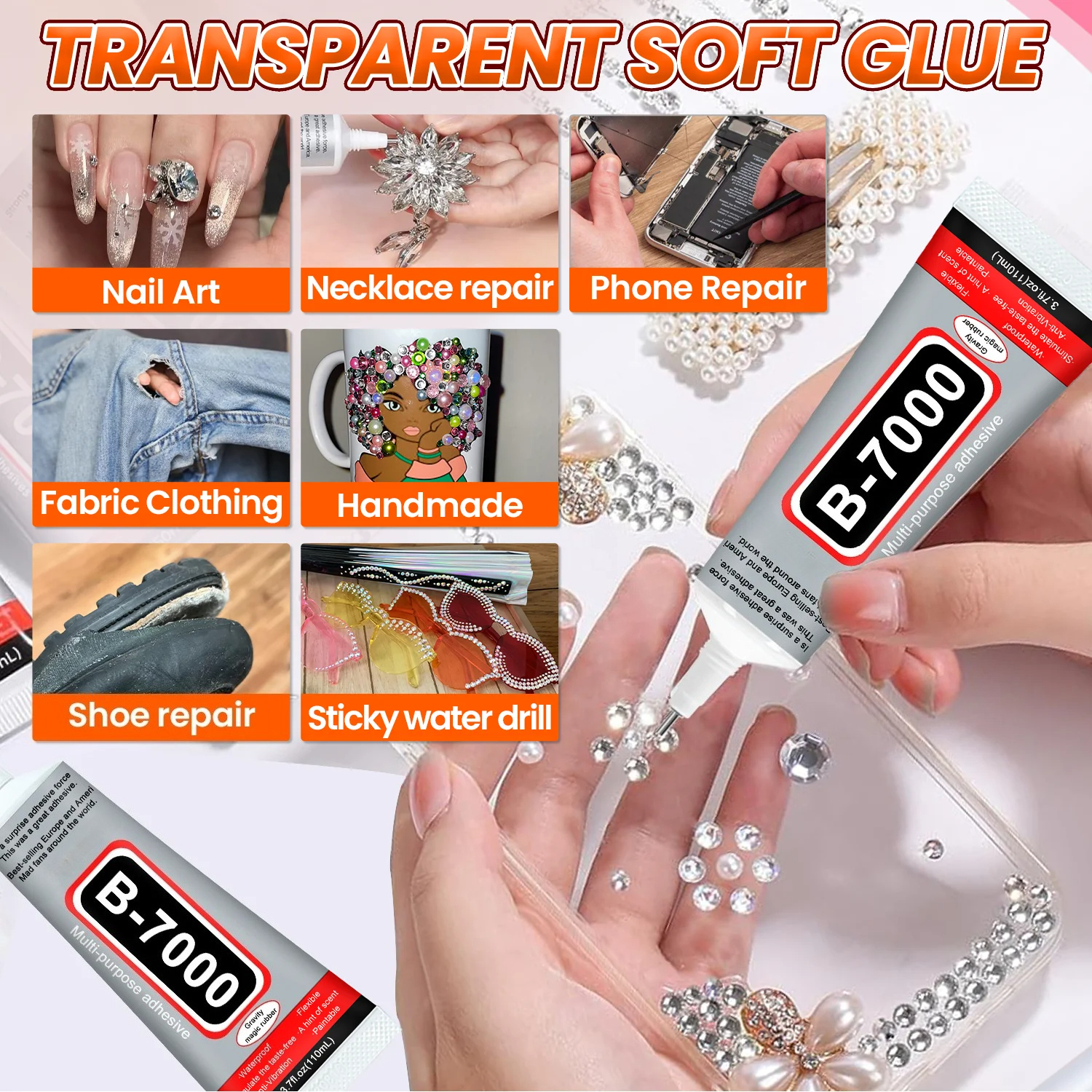 Super Glue B-7000 Loolifl 1-10 - Crafting Resin incelemesi ve fiyatı