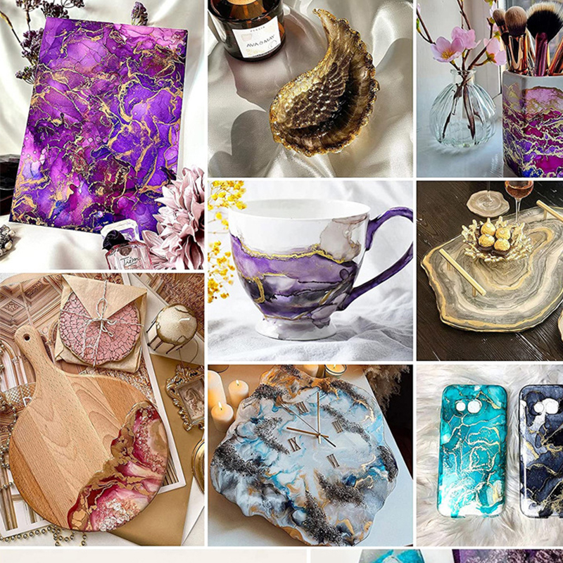 DIY Blooming Pigment For Resin - Resin Dye Alcohol incelemesi ve fiyatı