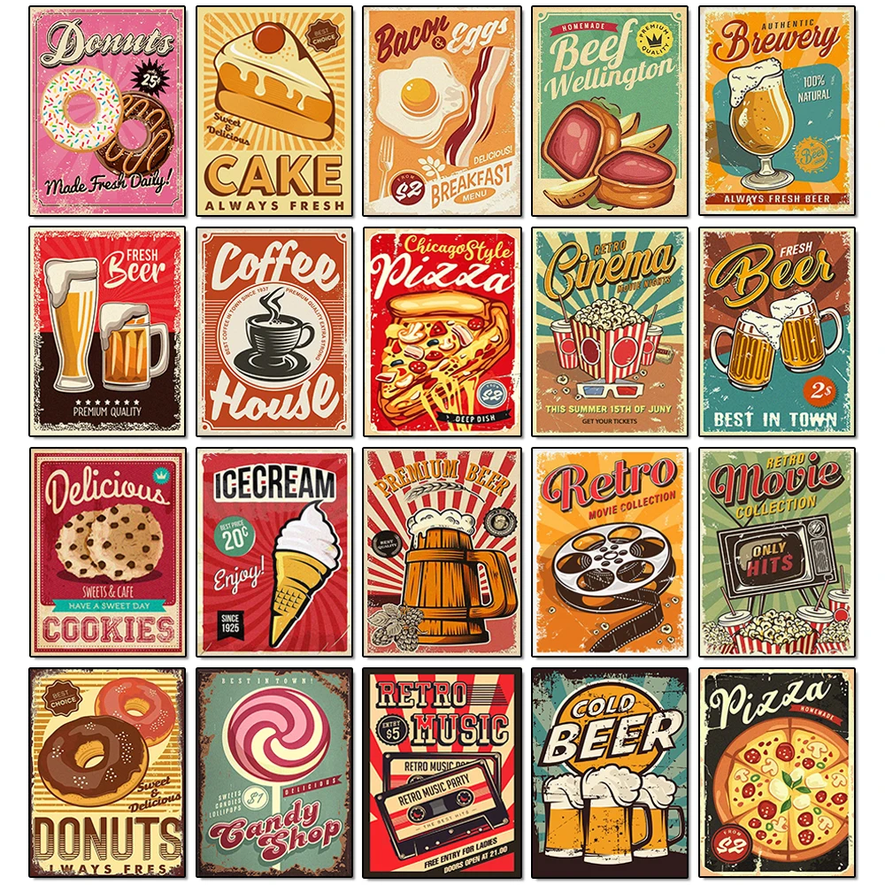 5D Diamond Painting Food Poste - Resin Craft Kit incelemesi ve fiyatı
