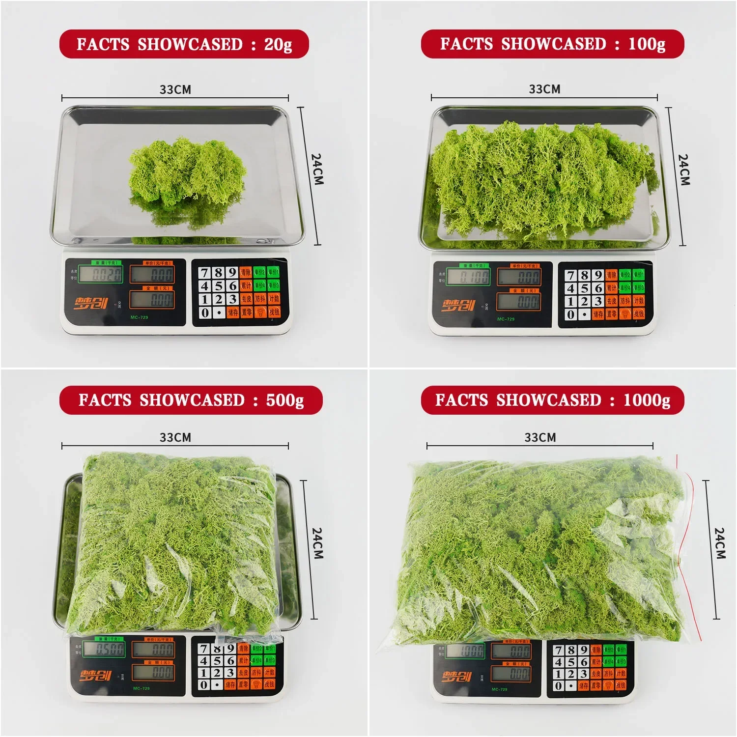200g Artificial Green Plants M - Terrarium Moss Art incelemesi ve fiyatı