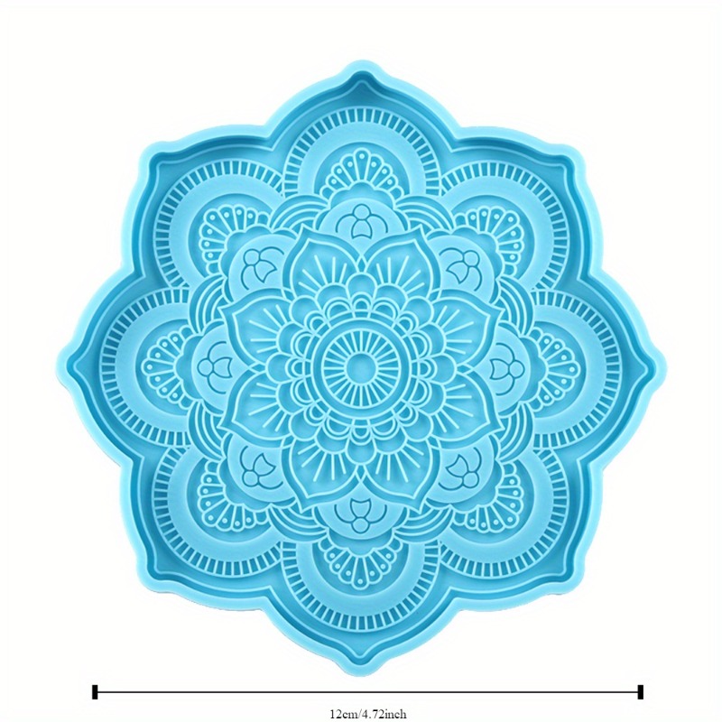 Mandala Coaster Silicone Mold  - Coaster Mold Round incelemesi ve fiyatı