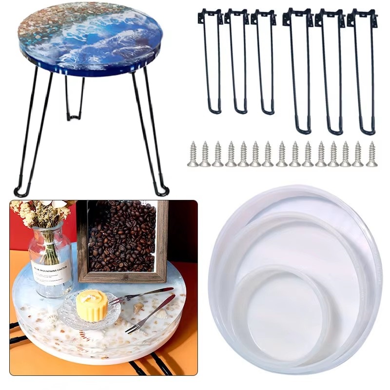 Large Round Tray UV Resin Mold - Coaster Mold Round incelemesi ve fiyatı