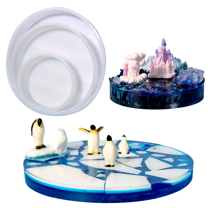 Large Round Tray UV Resin Mold - Coaster Mold Round incelemesi ve fiyatı