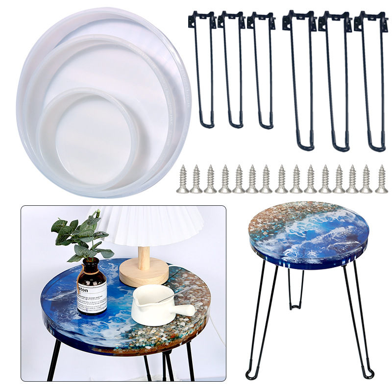 Large Round Tray UV Resin Mold - Coaster Mold Round incelemesi ve fiyatı