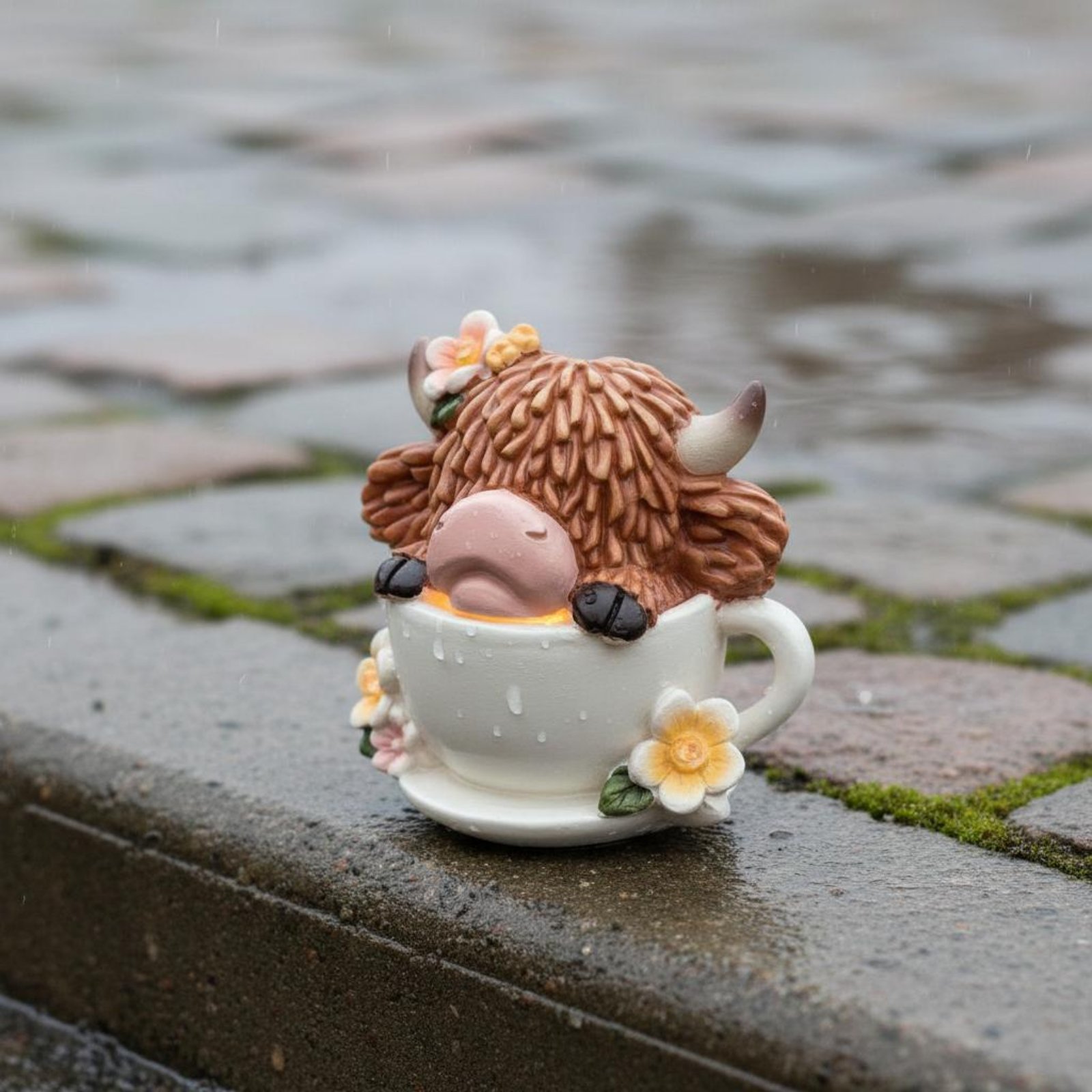 Highland Cow Garden Light Resi - Crafting Resin incelemesi ve fiyatı