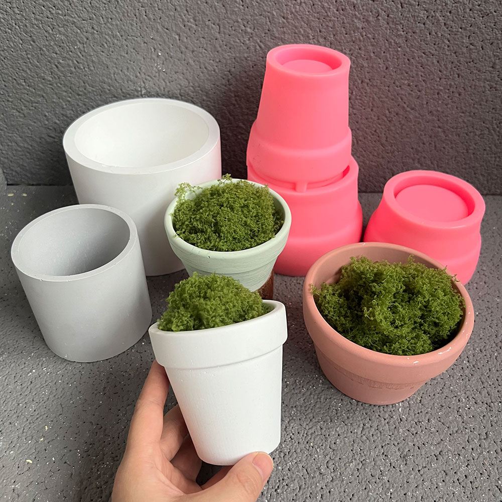 Large Concrete Plant Pot Silic - Coaster Mold Round incelemesi ve fiyatı