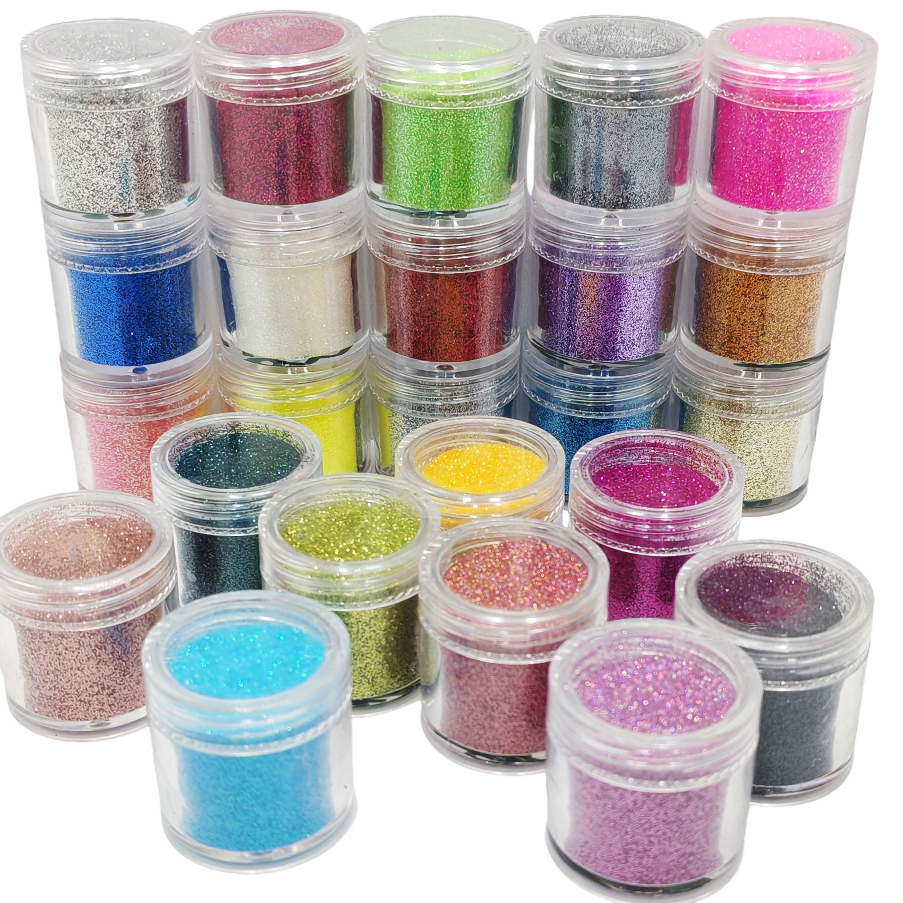 24-Color Cosmetic Iridescent H - Resin Glitter Pack incelemesi ve fiyatı