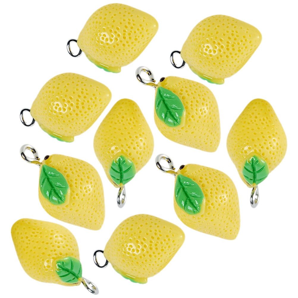 10Pcs Mini Lemon Charms Resin  - Crafting Resin incelemesi ve fiyatı