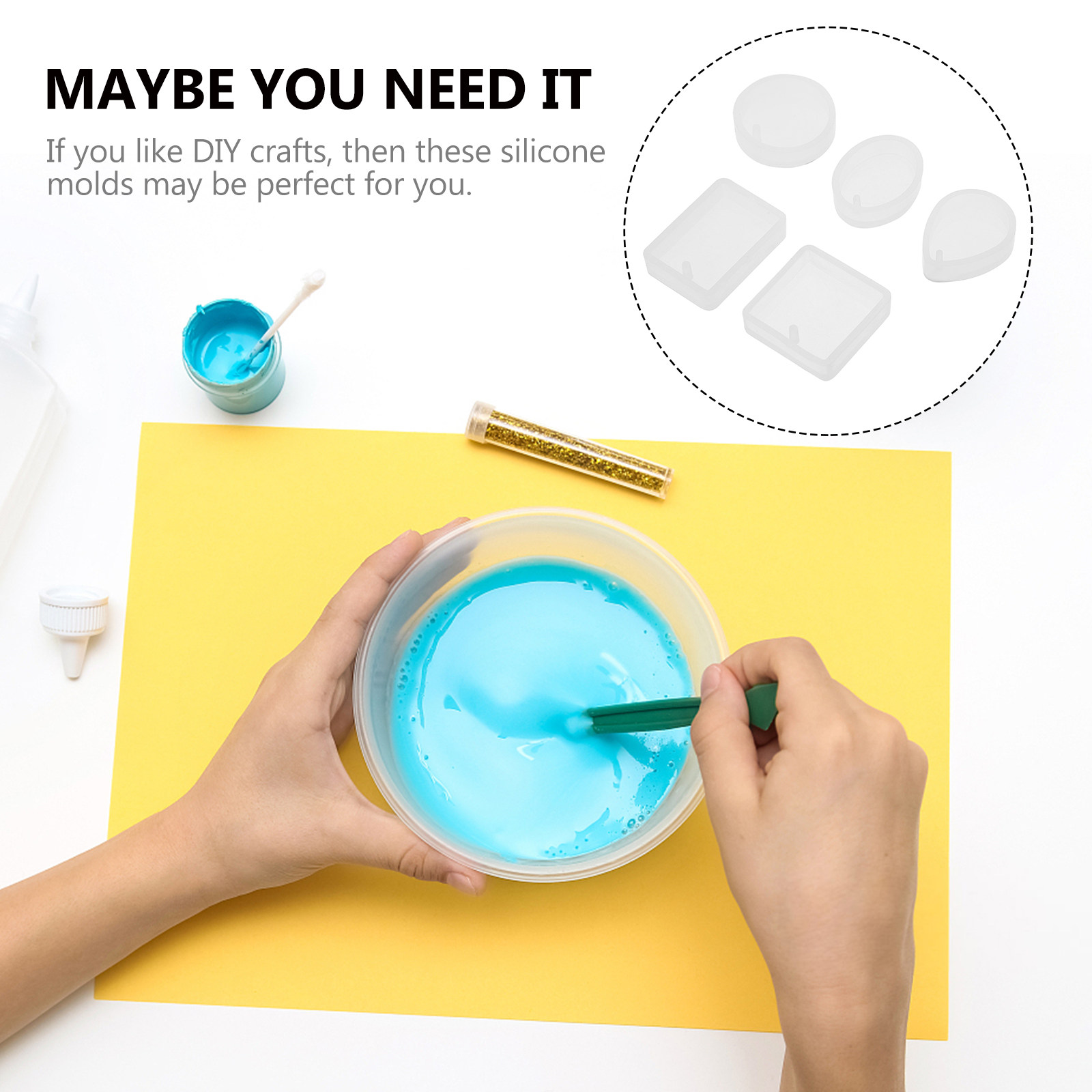 10pcs Pendant Mold Set Silicon - Crafting Resin incelemesi ve fiyatı