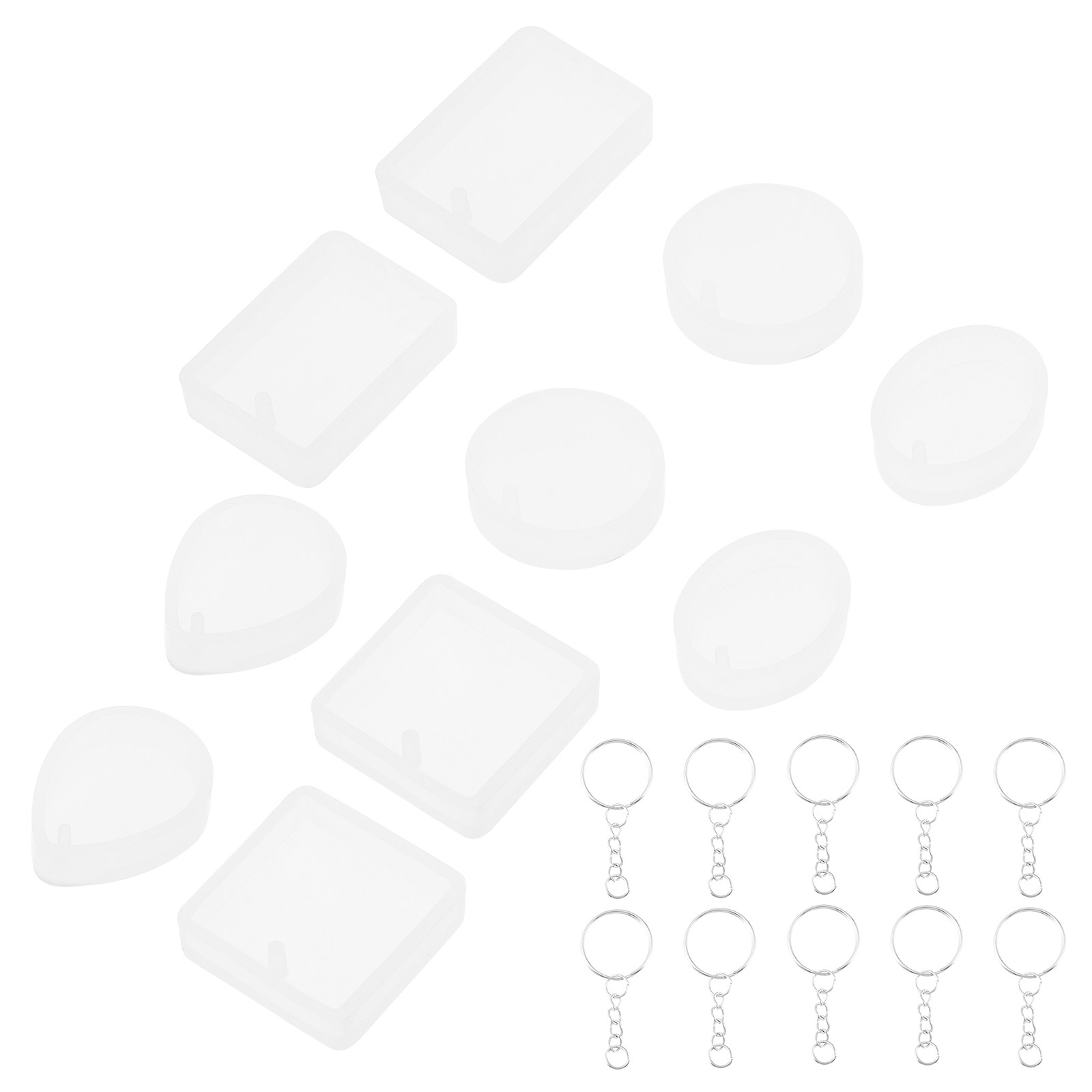 10pcs Pendant Mold Set Silicon - Crafting Resin incelemesi ve fiyatı