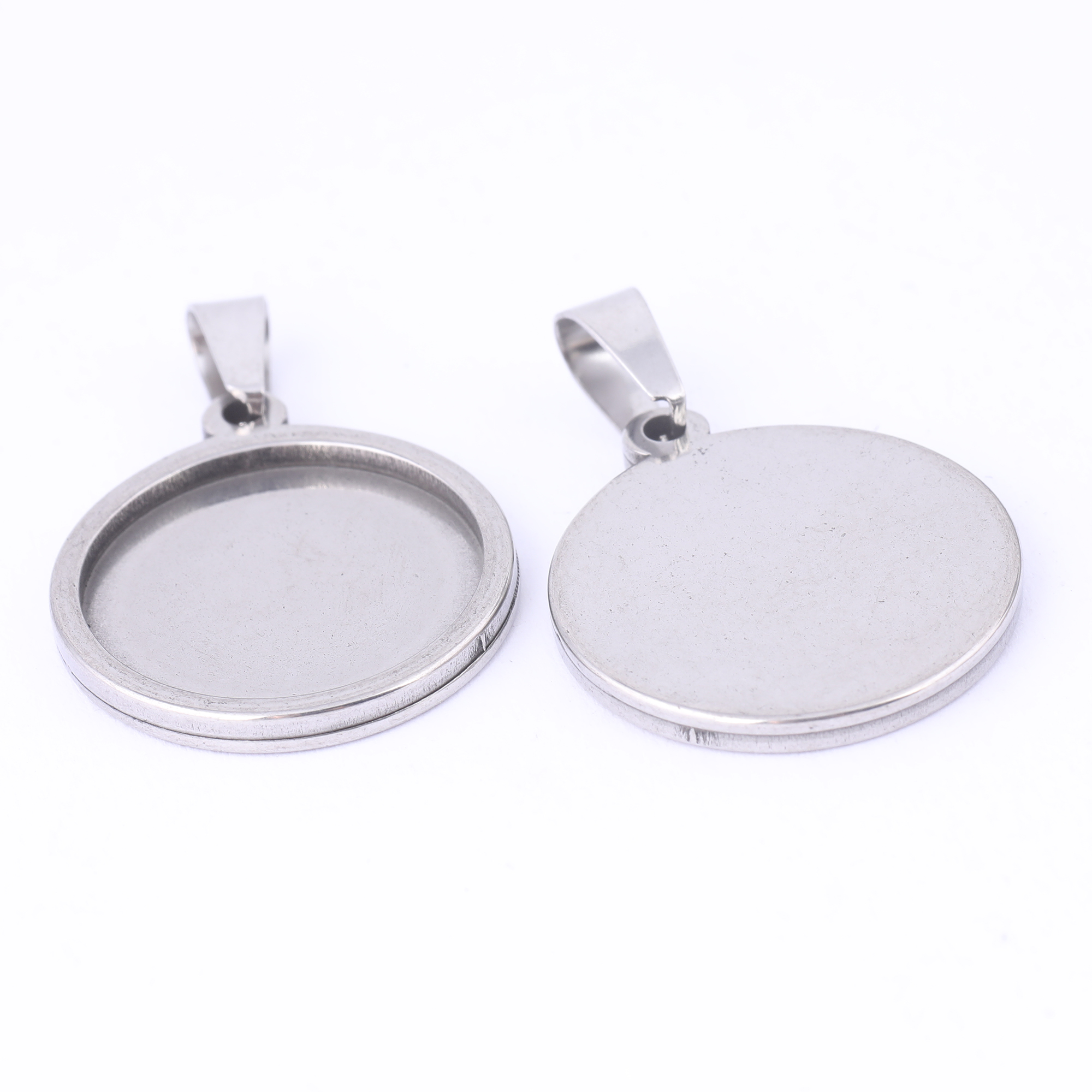 5pcs Stainless Steel 16mm 18mm - Bezels Set Pendant incelemesi ve fiyatı