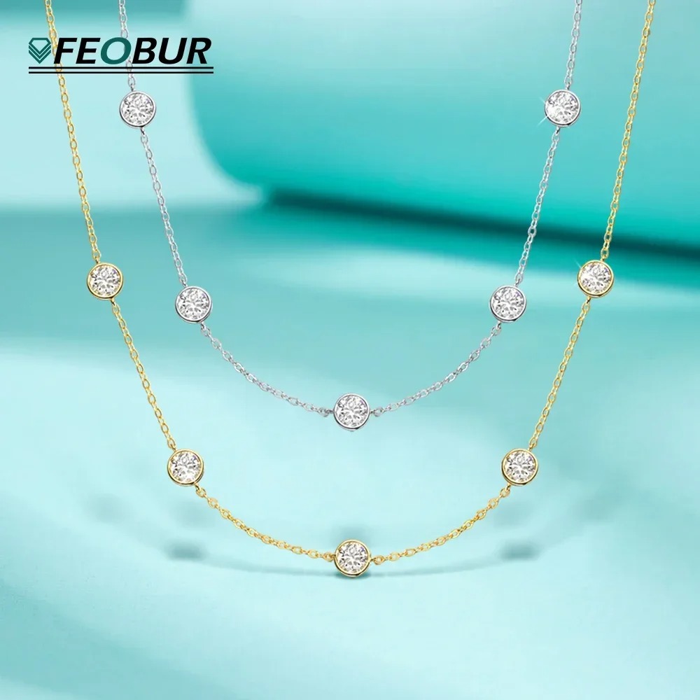 GRA Certified 5mm Moissanite N - Bezels Set Pendant incelemesi ve fiyatı